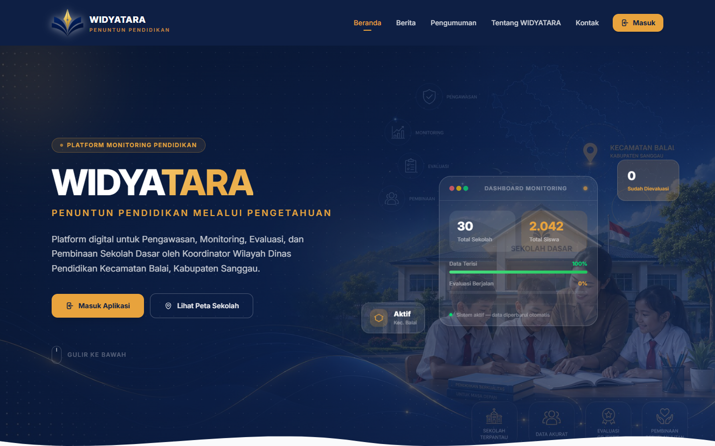 Tangkapan layar — Beranda